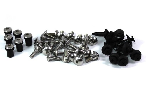 Kit clip bulloni inox carena - , e